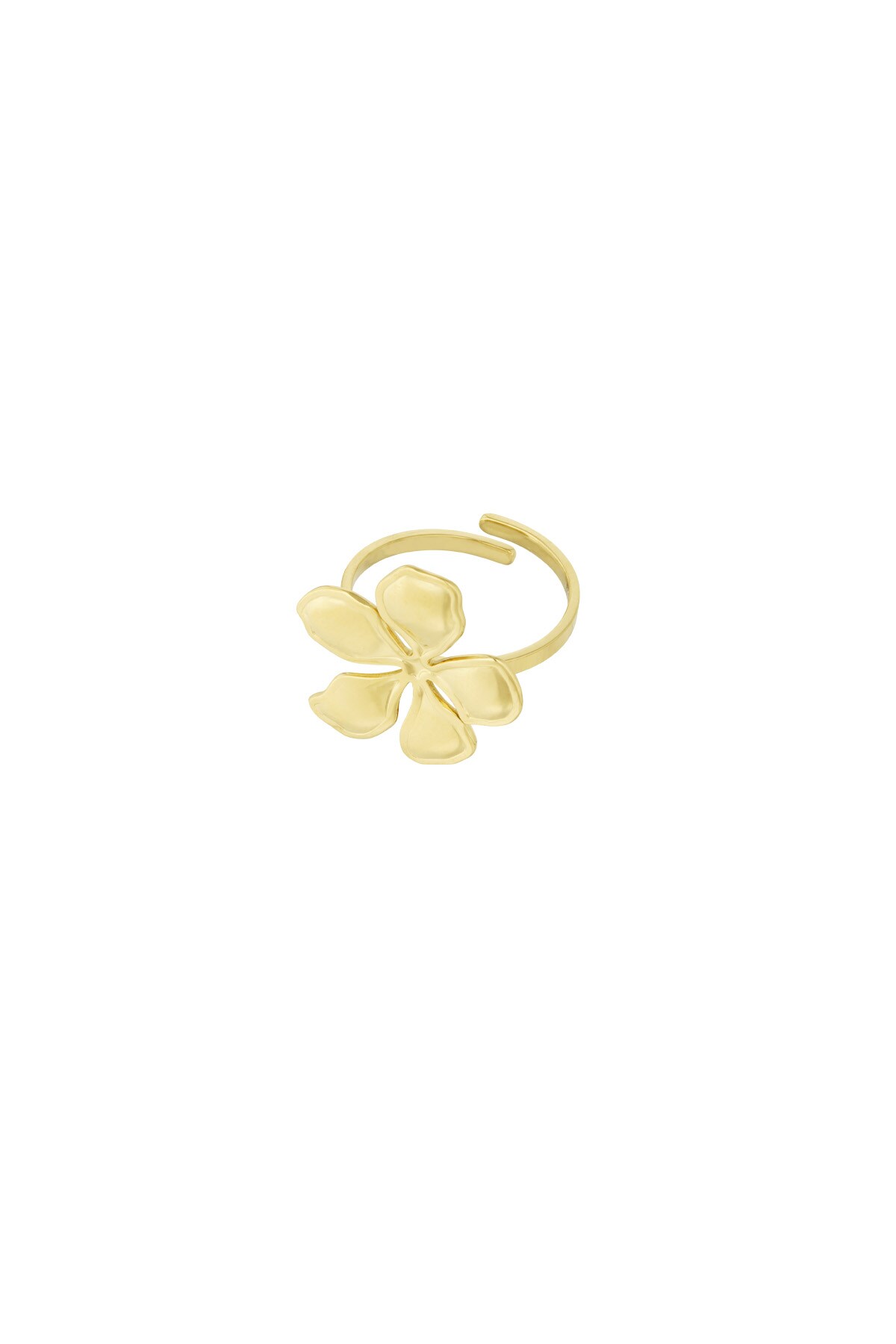 Ring glitz flower - Gold color h5 Picture3