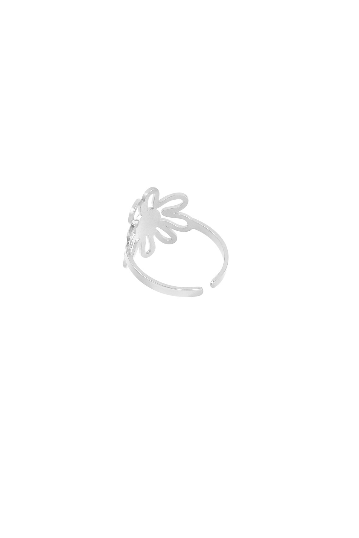 Happy Flowergirl ring - Silver color h5 Picture3