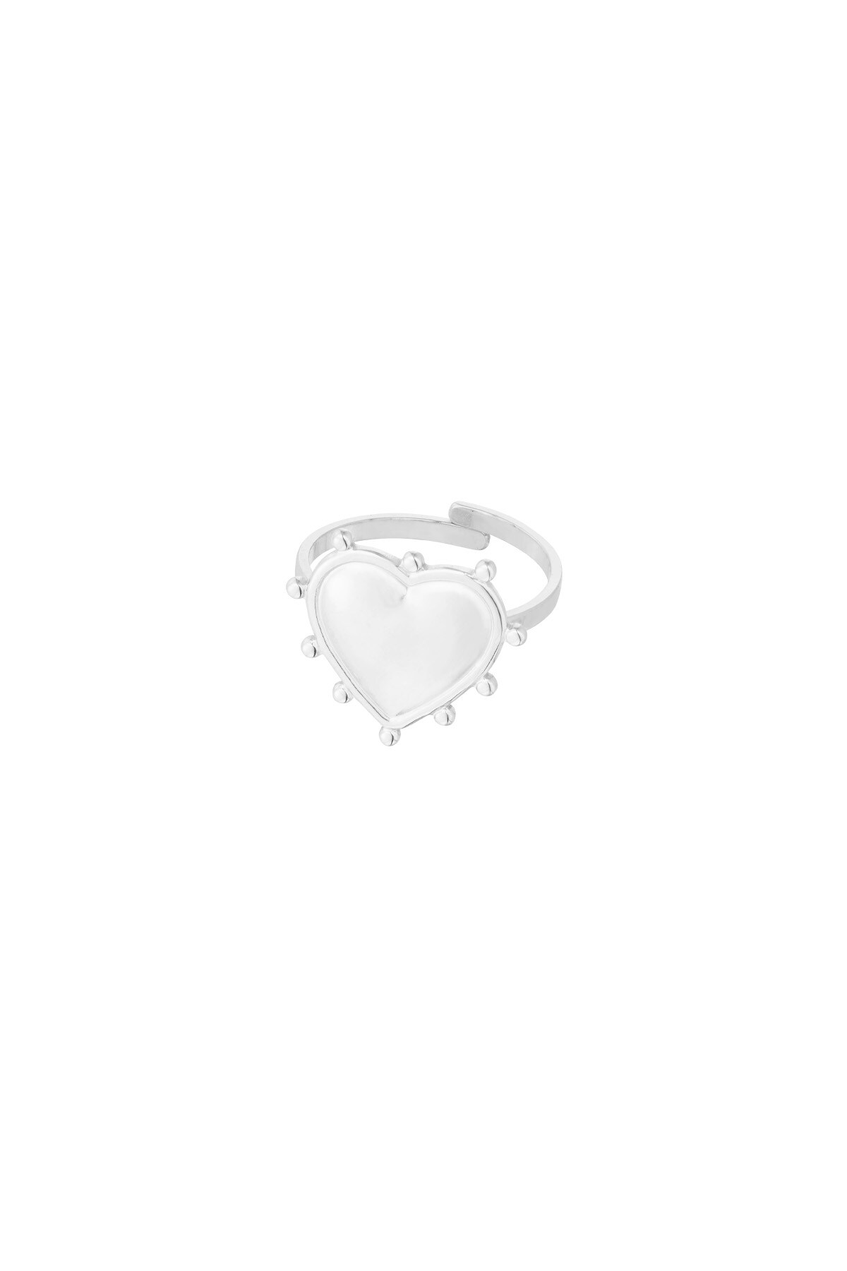 Ring eternal love - Silver color h5 