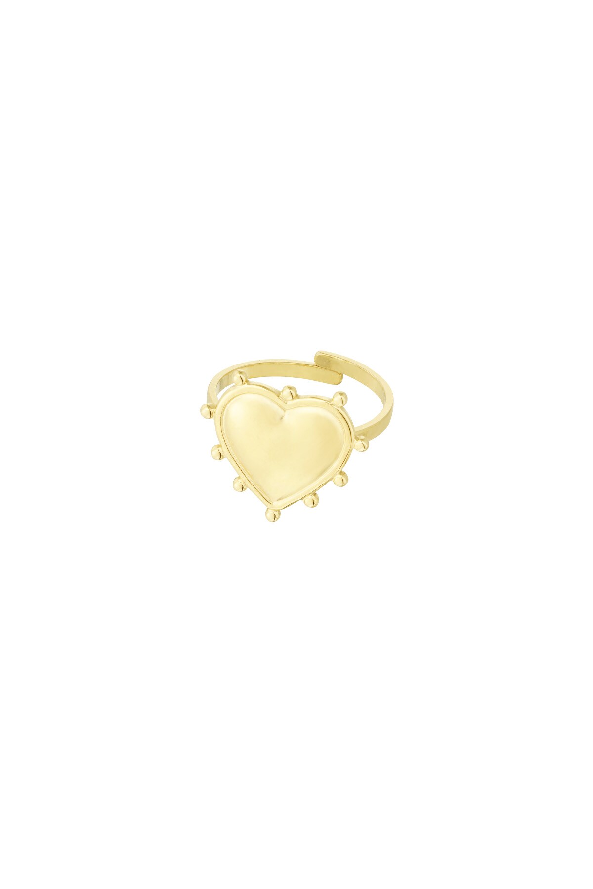 Ring eternal love - Gold color h5 