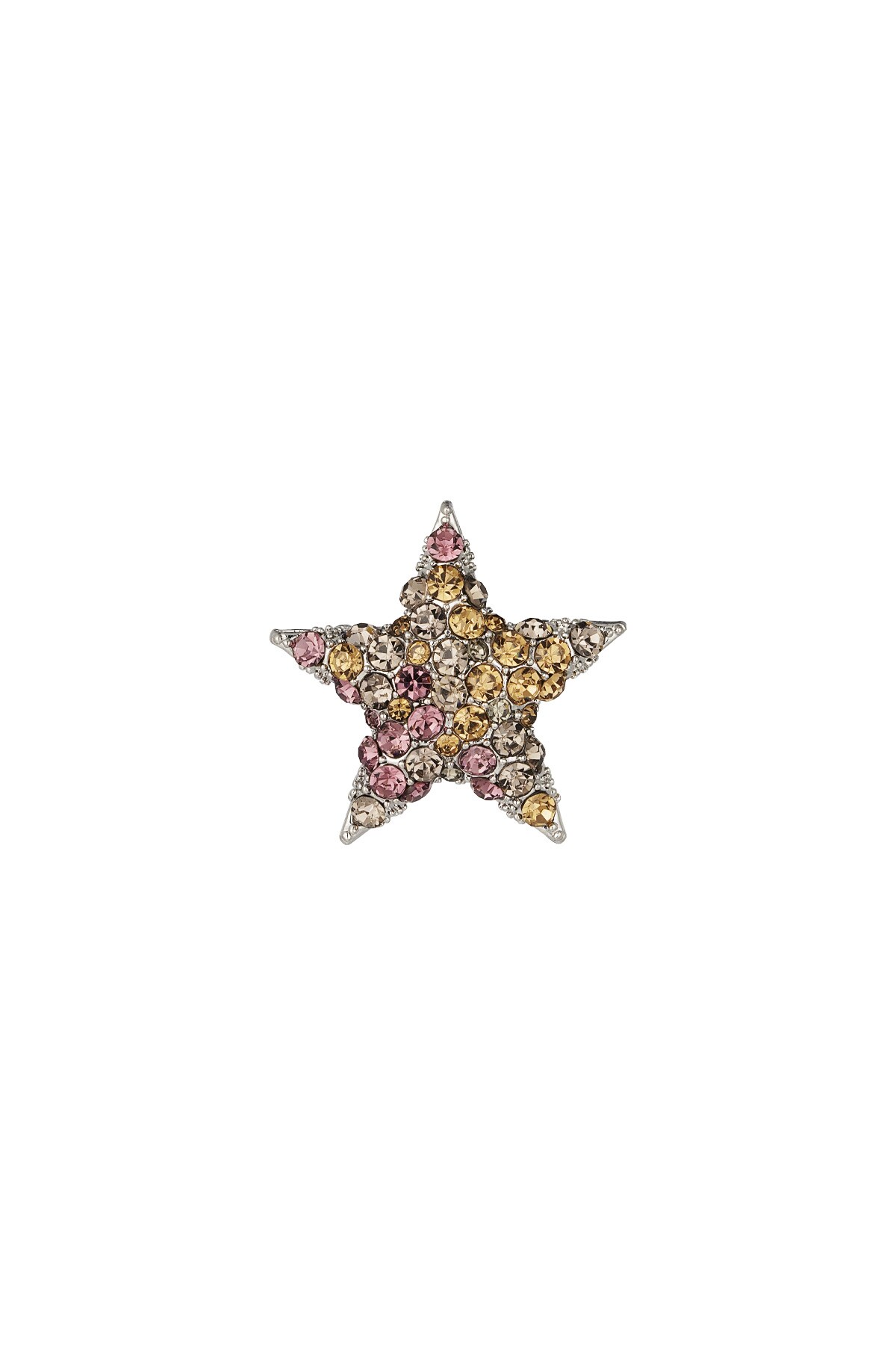 Star brooch - multi h5 