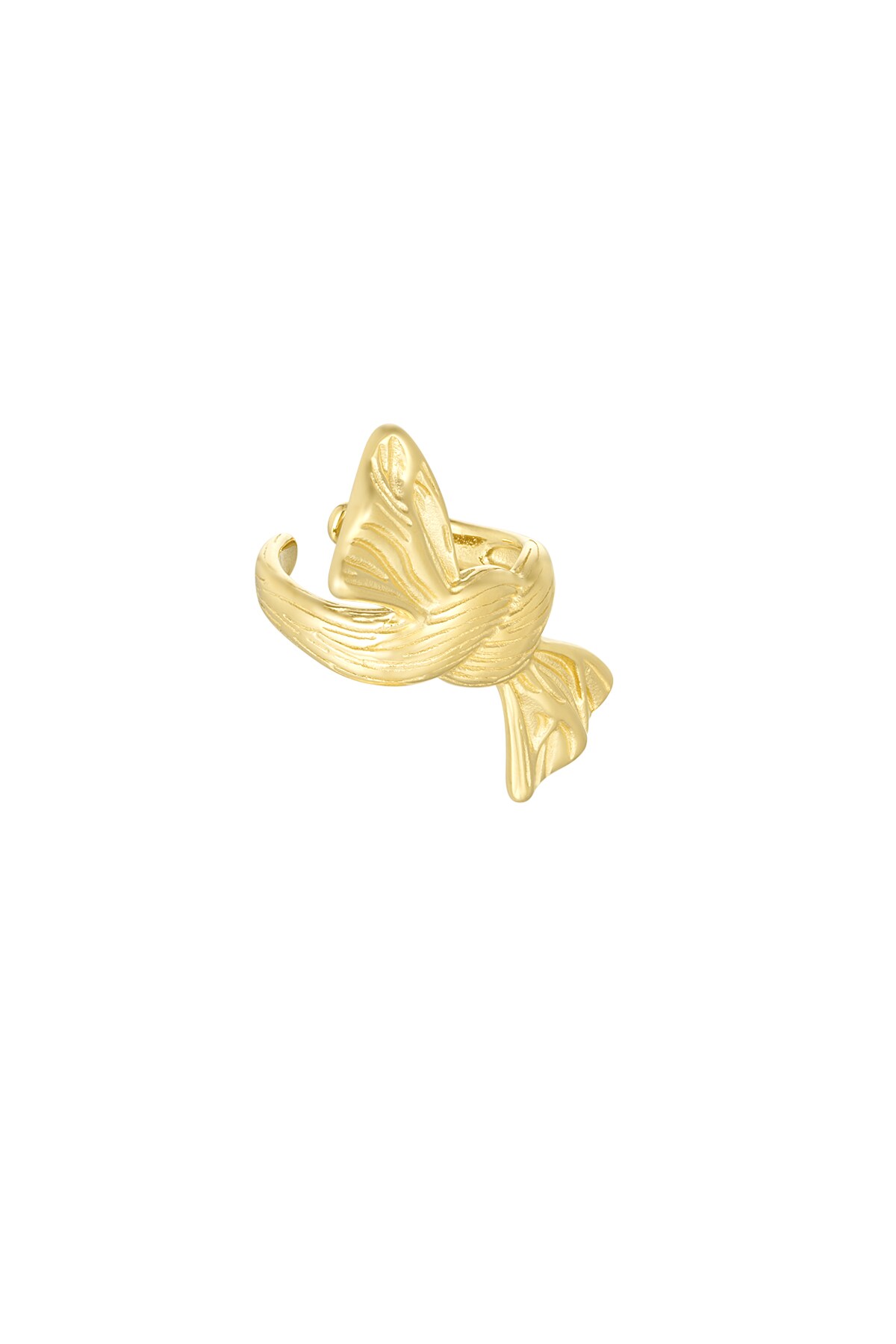 Knot it up ring - Gold color h5 Picture3