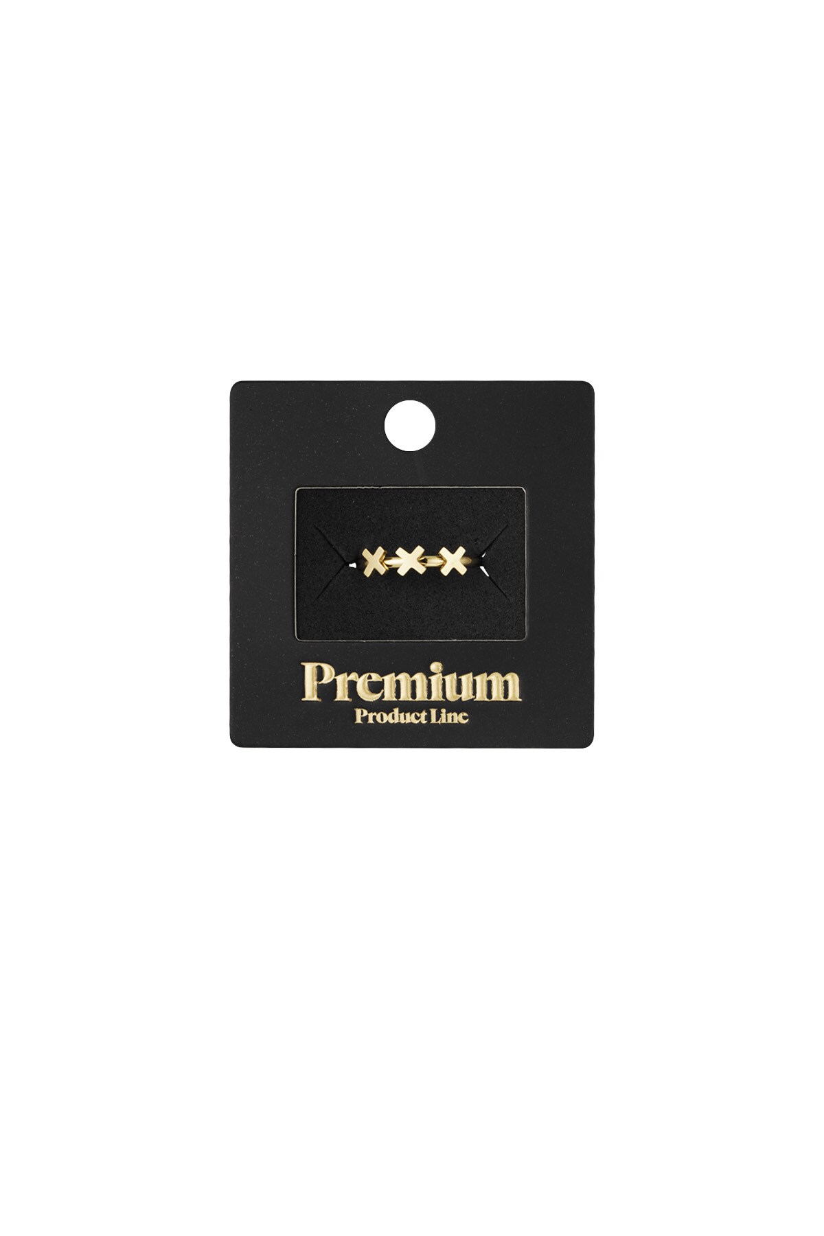 XXX Amsterdam ring - Gold color Picture3