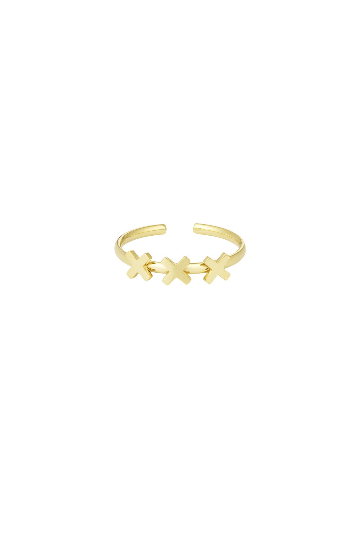 XXX Amsterdam ring - Gold color 