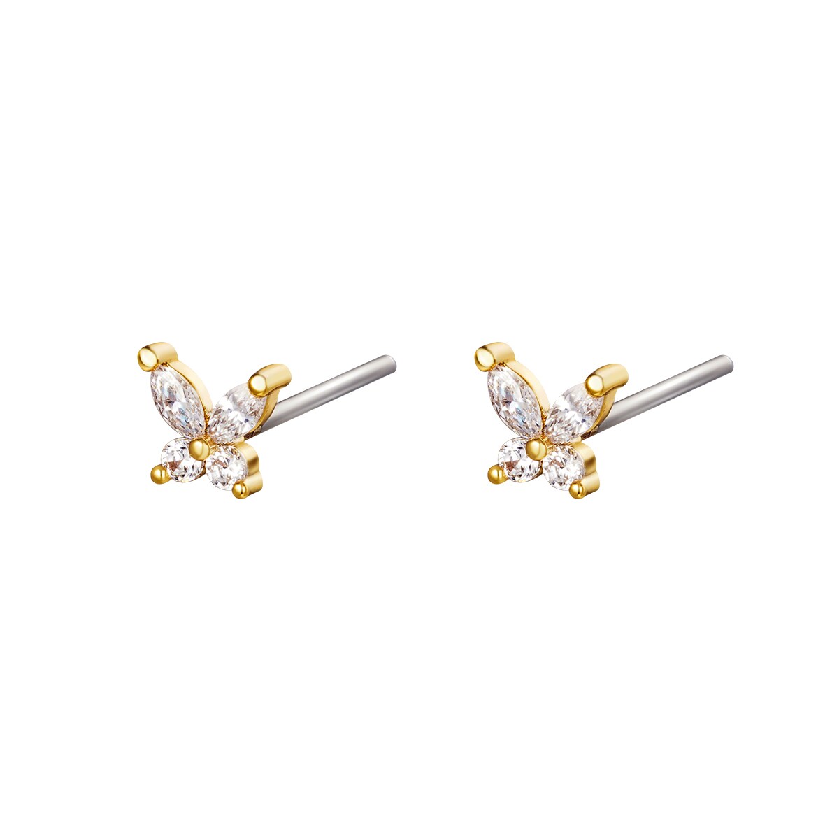 Earrings Diamond Butterfly h5 