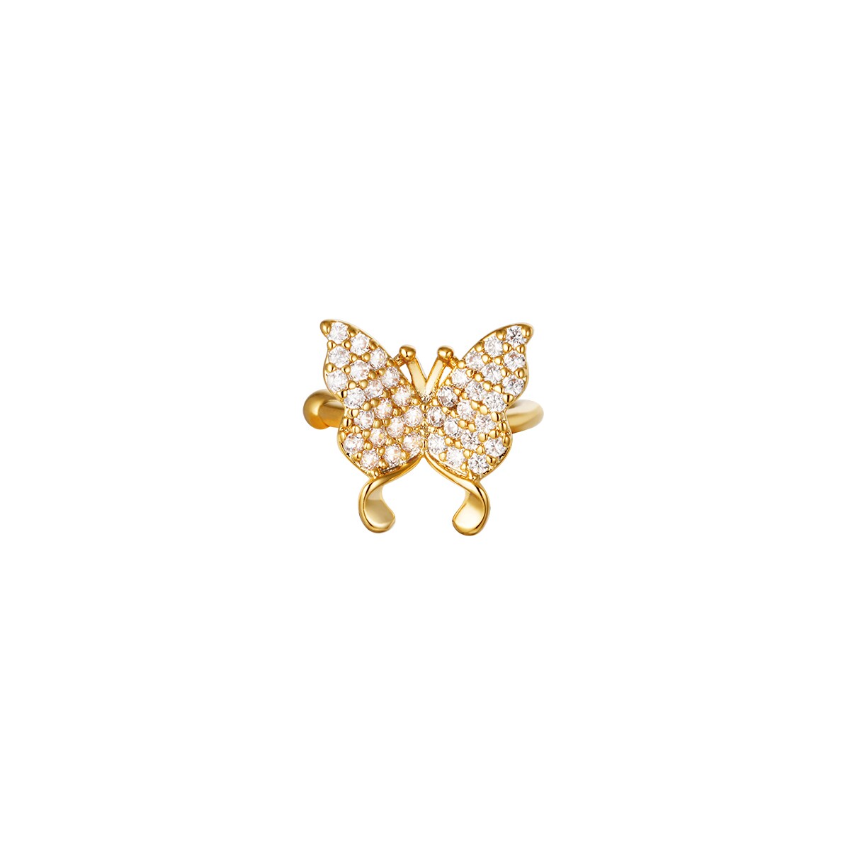 Earcuff Flying diamonds 