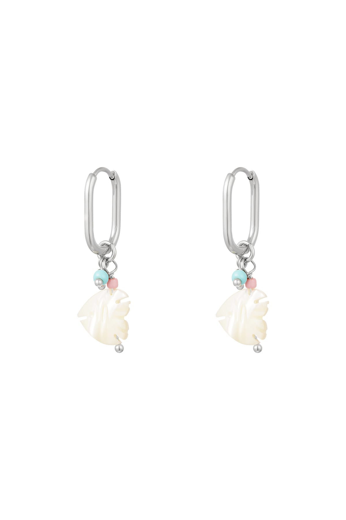 Fish earrings - Beach collection silver Stainless Steel h5 