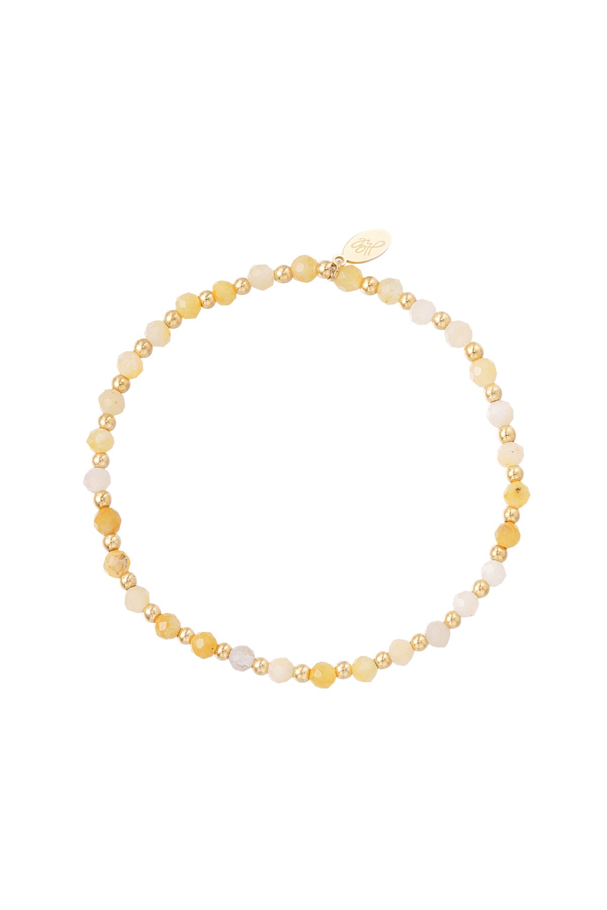 Gold color / Beaded bracelet November - yellow/gold Picture10