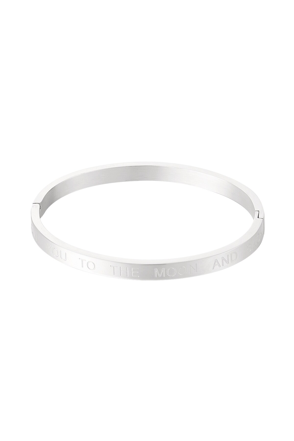 Slave bracelet love you to the moon and back - Silver color 