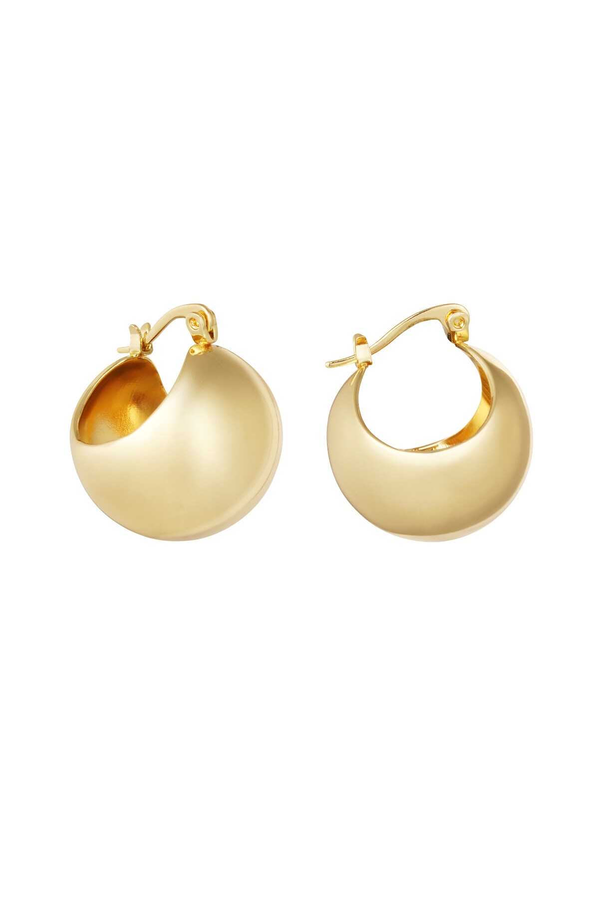 Earrings sphere - Gold color h5 