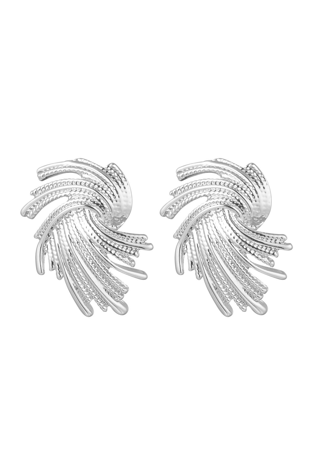 Earrings twizzel - silver Alloy h5 