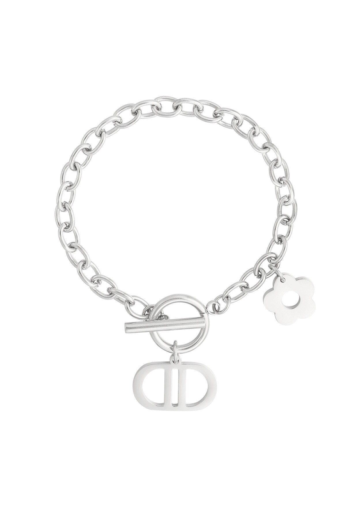 Link bracelet the good life - Silver color h5 