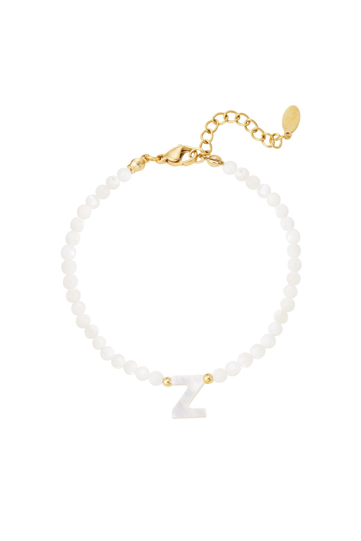 Gold color / Bracelet letter Z shell - Gold color Picture9