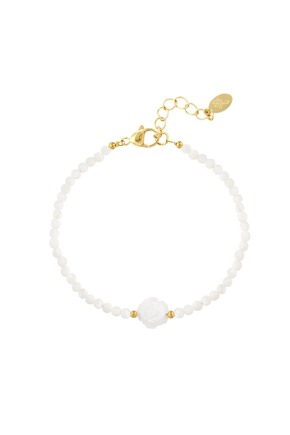 Gold color / Bracelet with seashell - Gold color Picture26