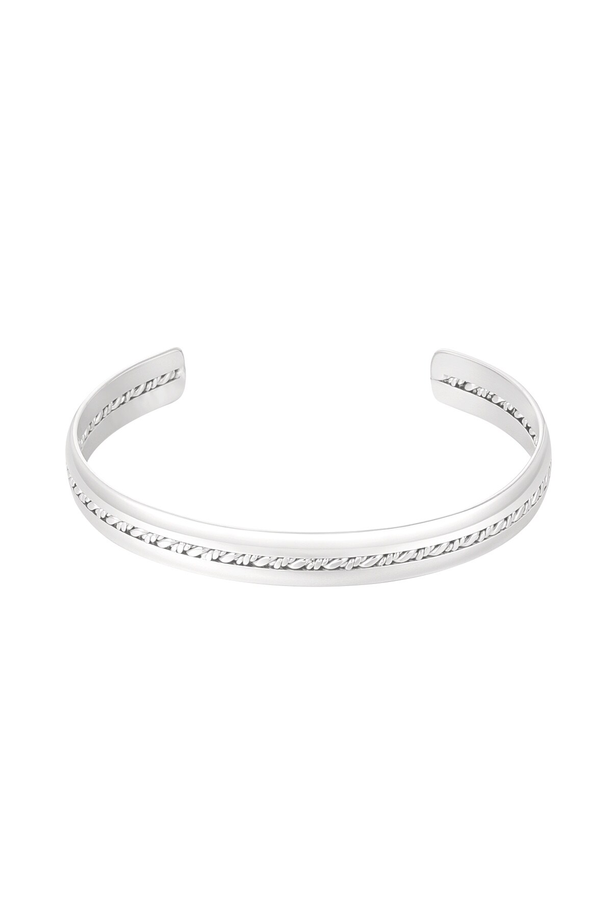 Slave bracelet three layers - Silver color h5 