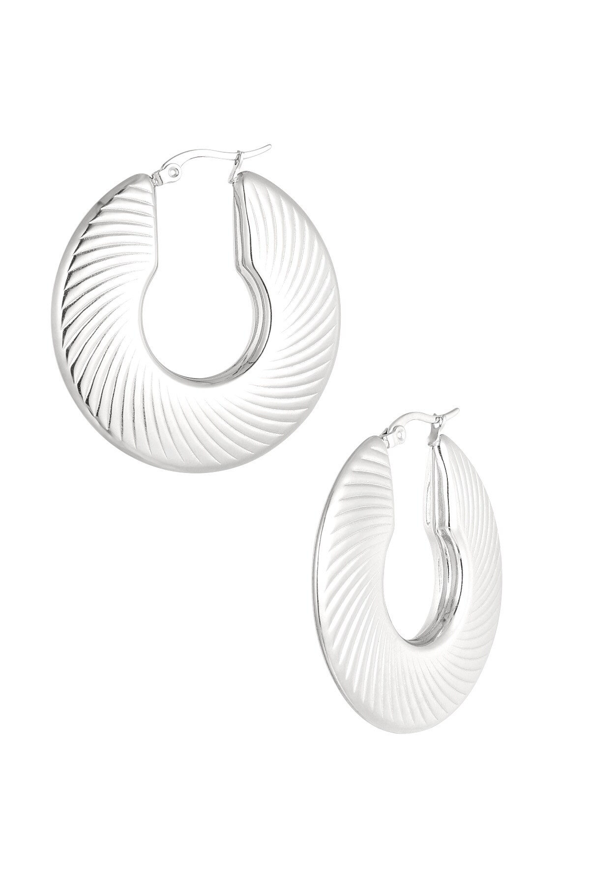 Earrings cut out - Silver color 