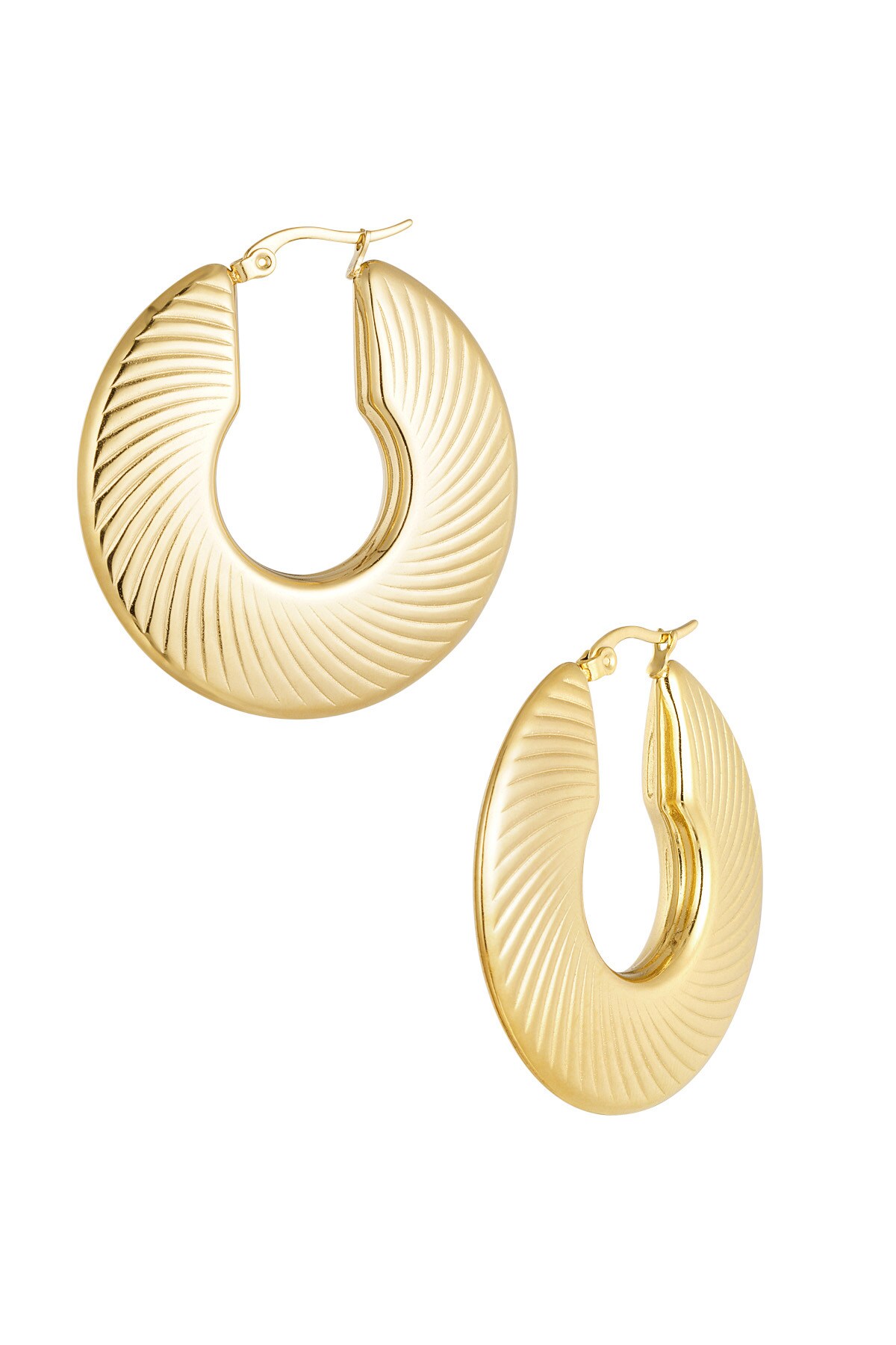 Earrings cut out - Gold color h5 