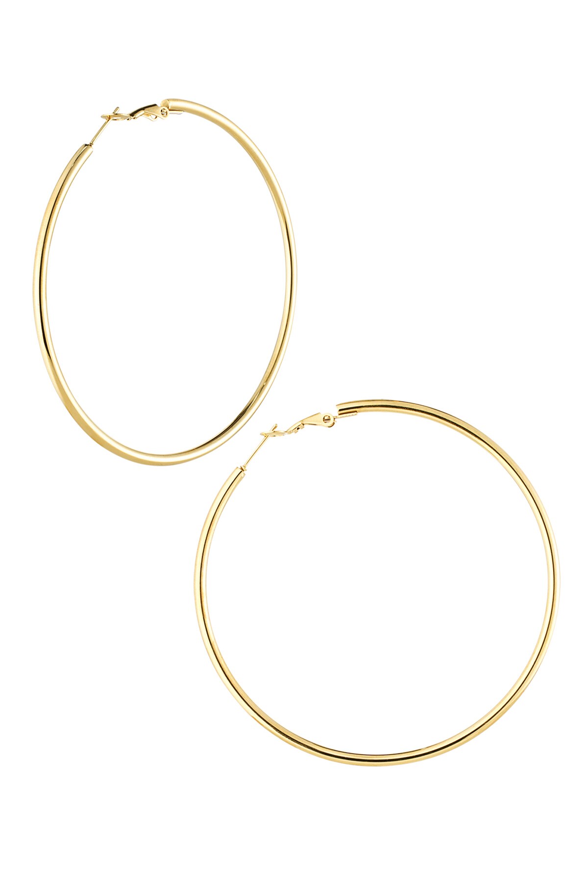 Basic hoops - Gold color h5 