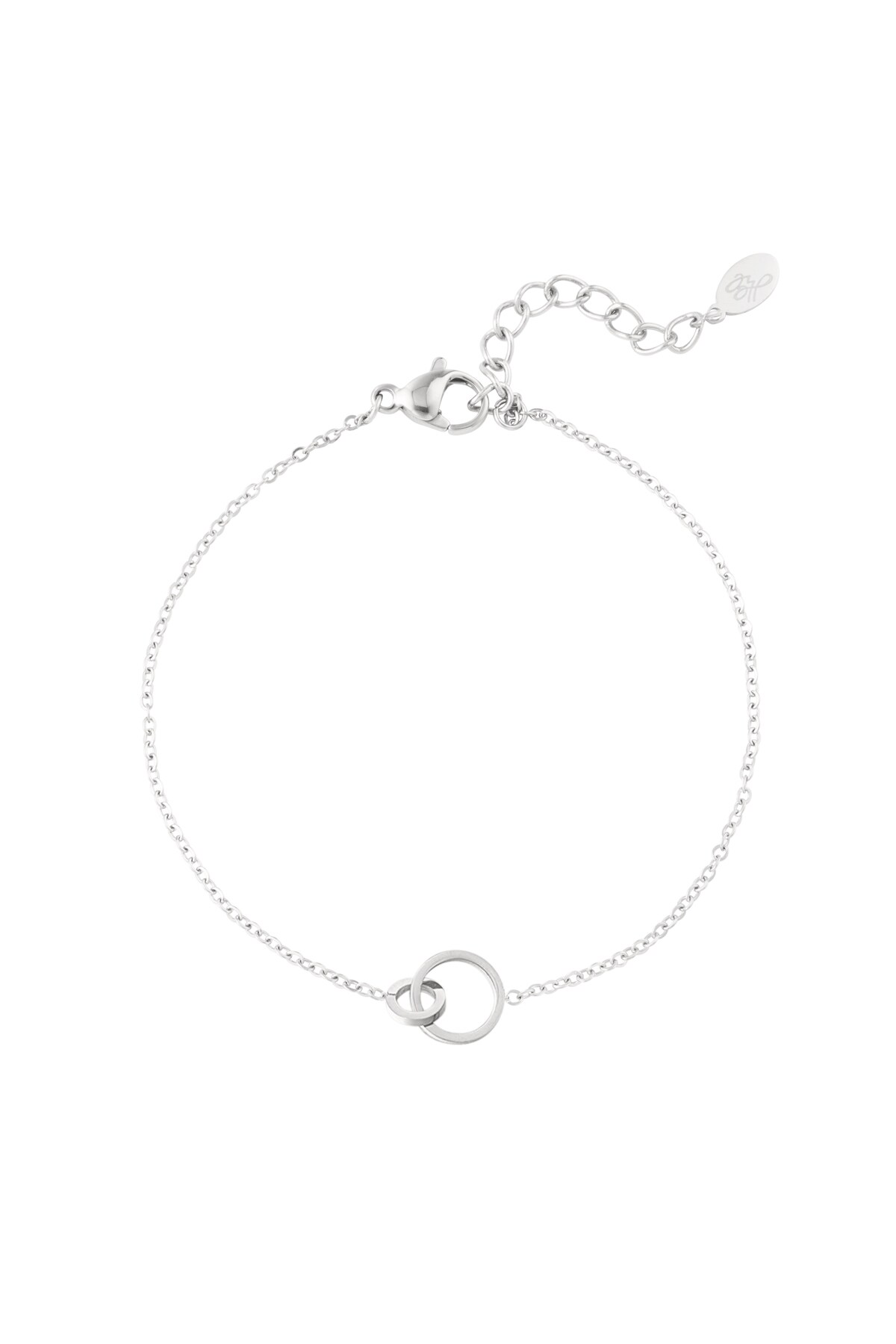 Bracelet connected charm - Silver color 