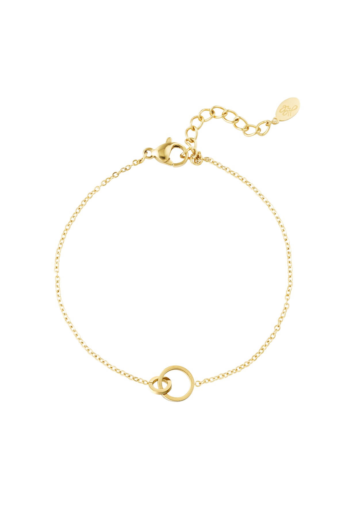 Bracelet connected charm - Gold color h5 