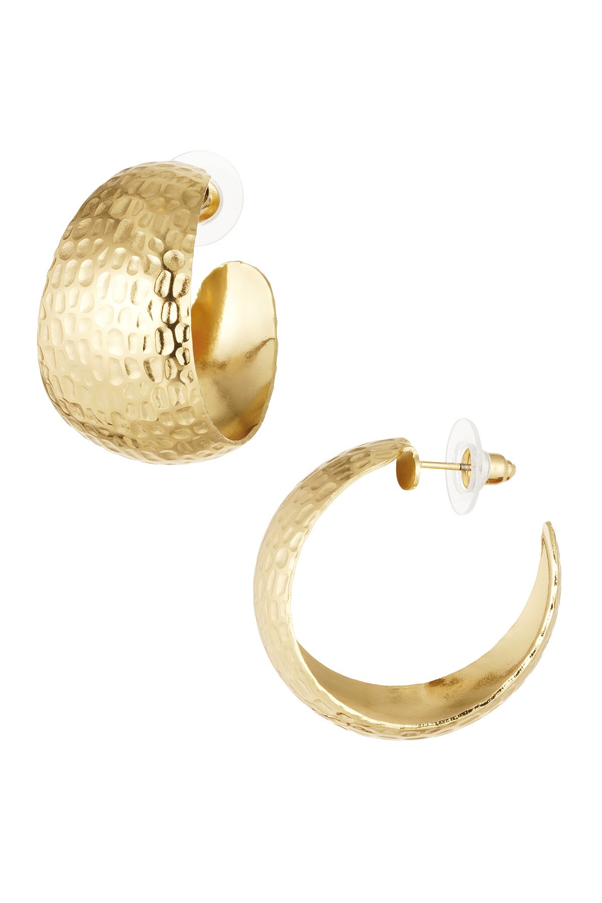 Earrings graceful print - Gold color h5 