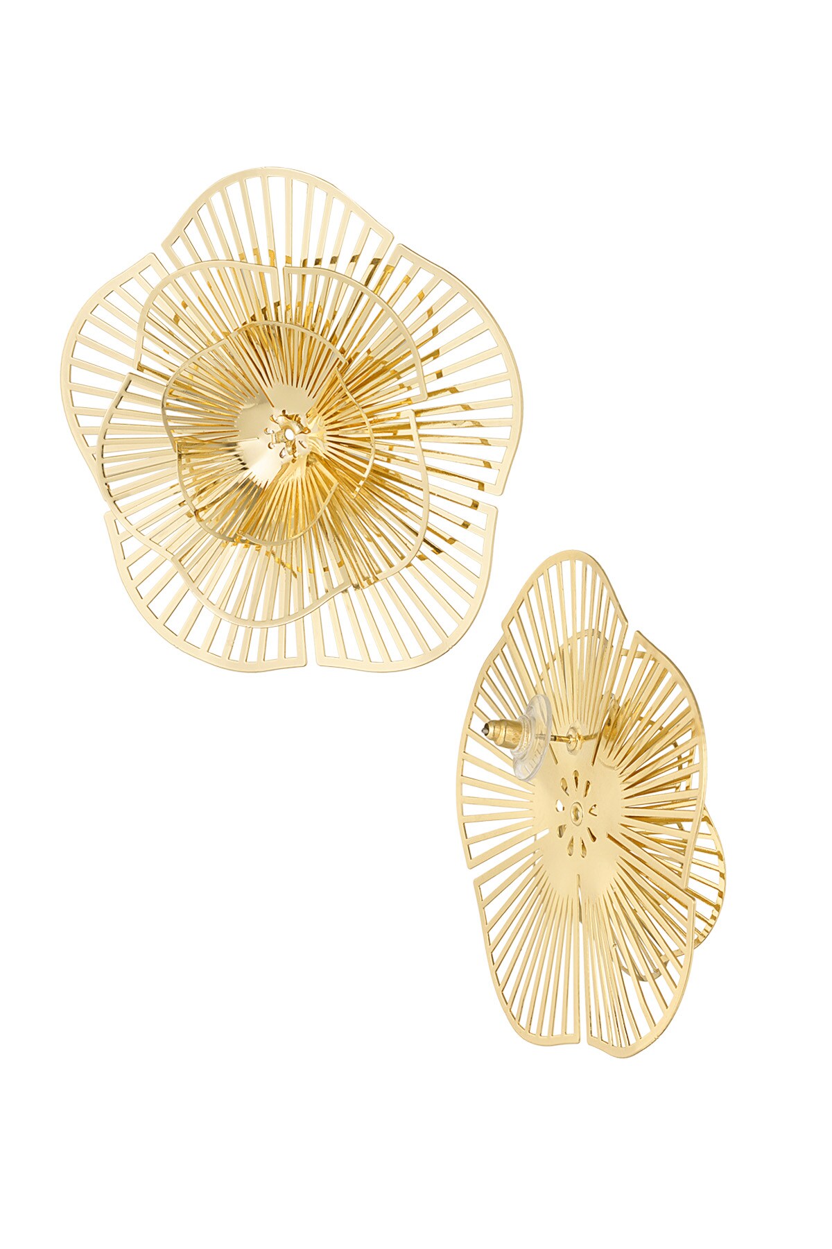 Earrings floral fiesta - Gold color h5 