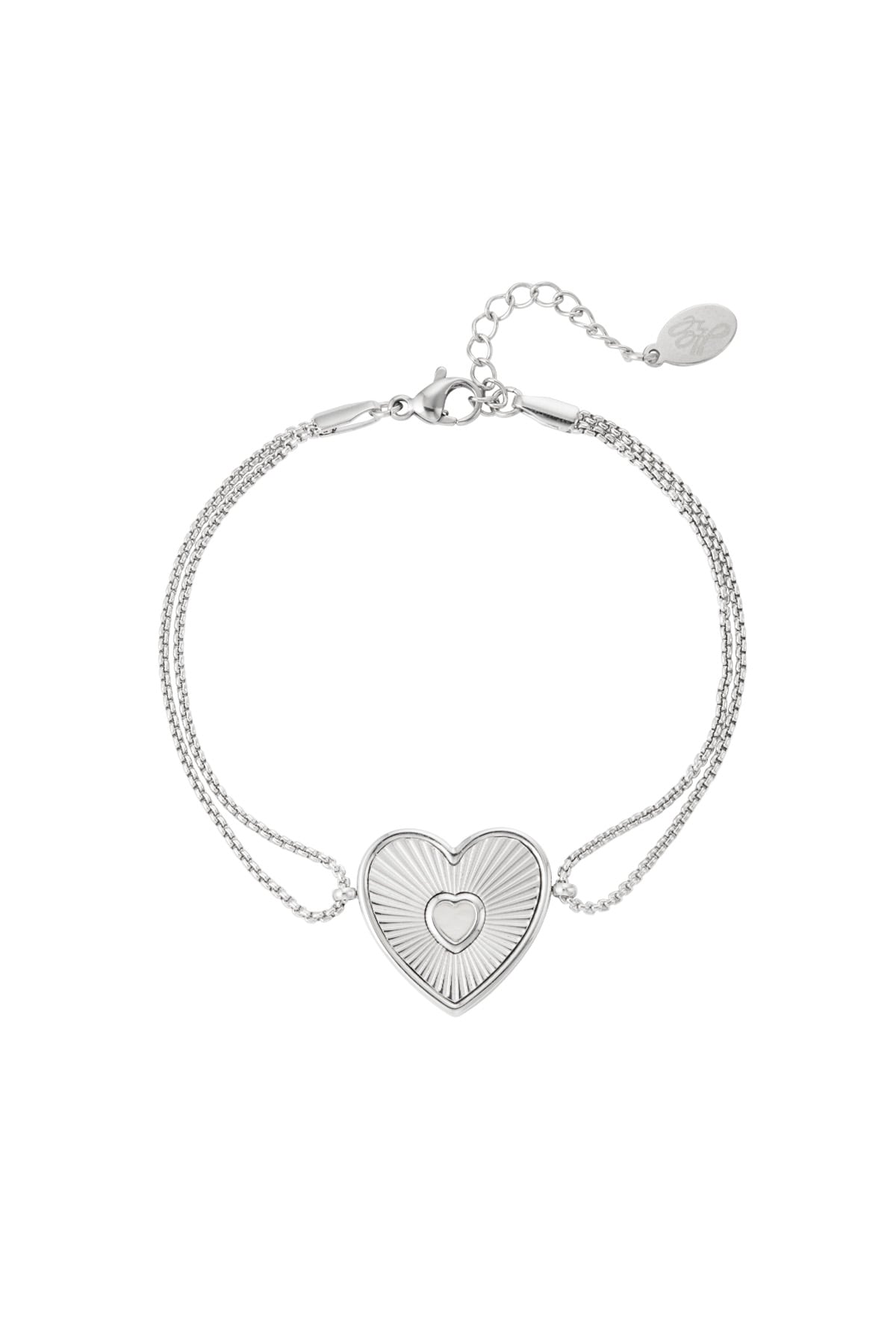 Bracelet lover heart - Silver Color color