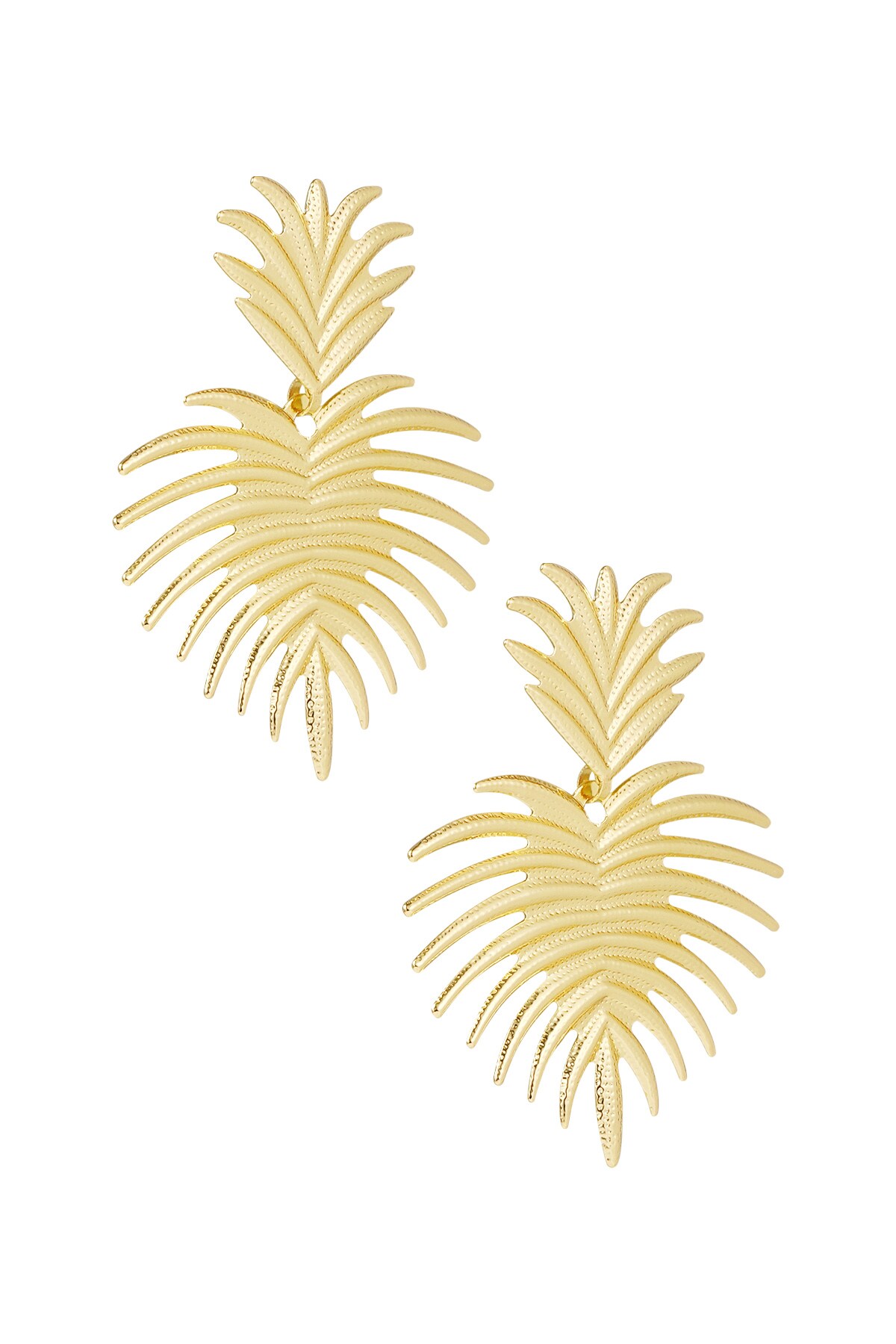 Festive earrings - Gold color 