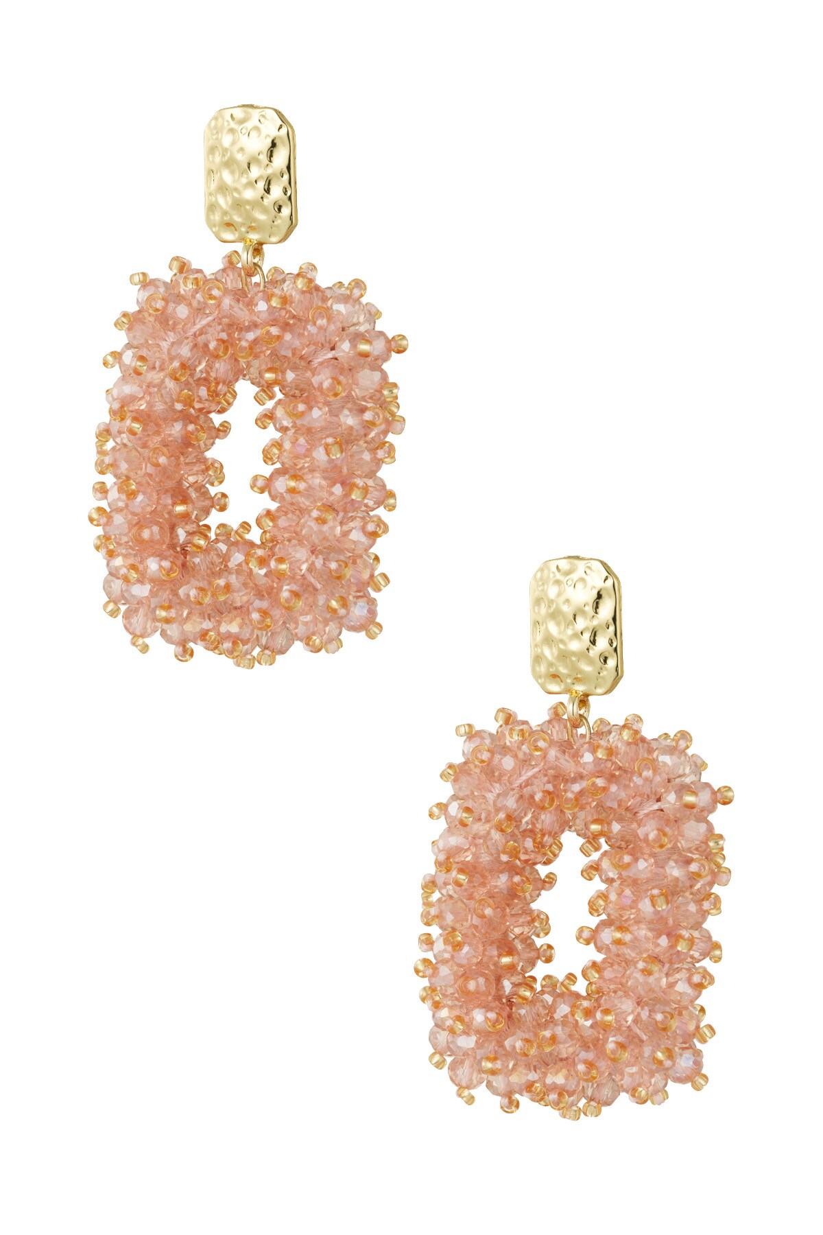 Earrings colorful must have - pale pink h5 