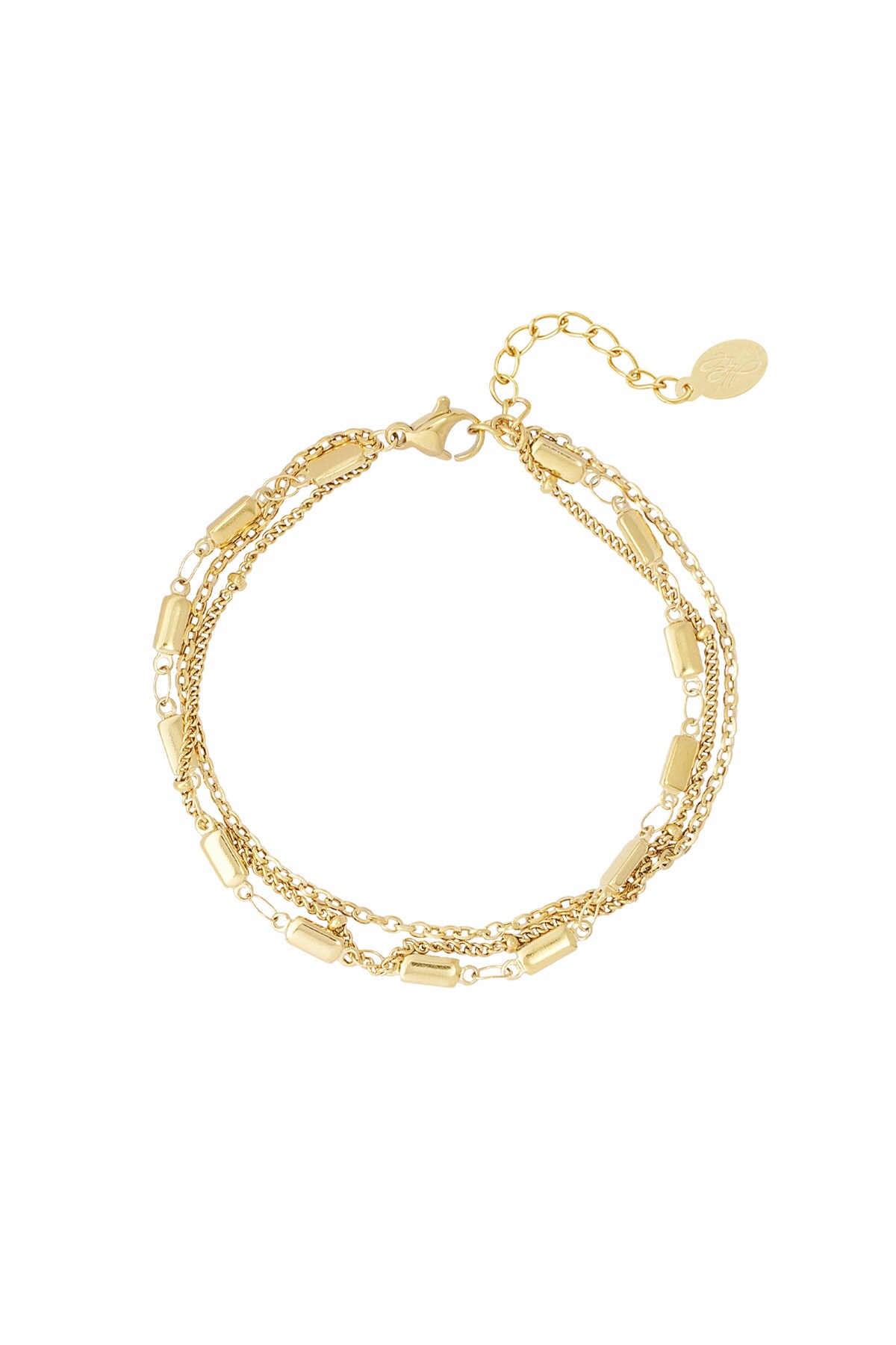 Triple classic bracelet - Gold color 