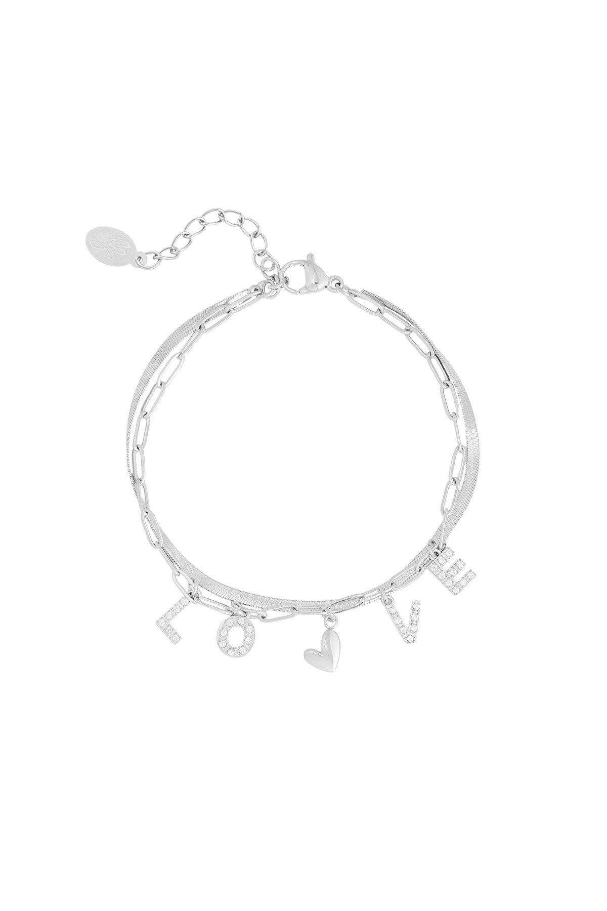 Love bracelet - Silver color h5 