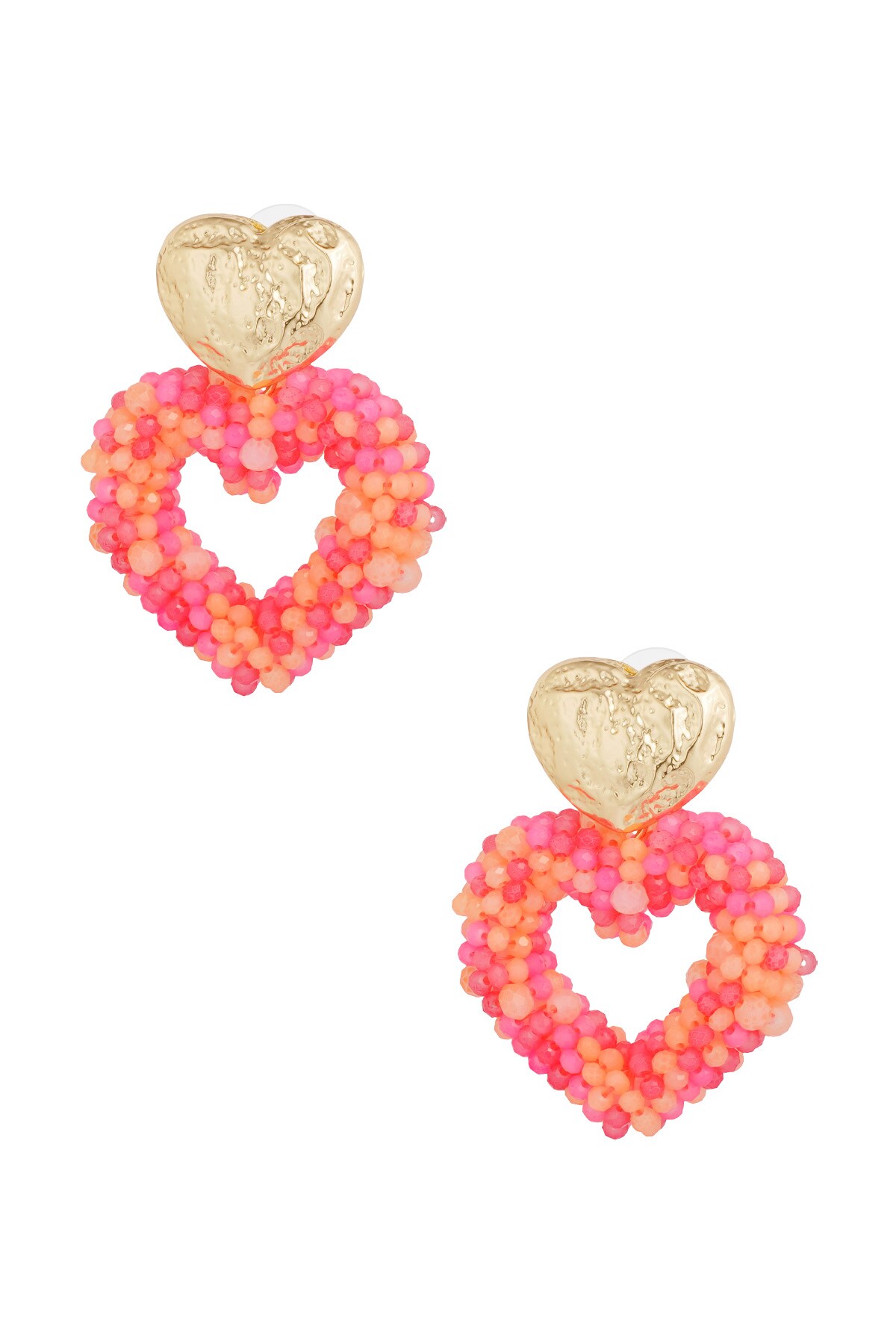 Earrings way to my heart - fuchsia h5 