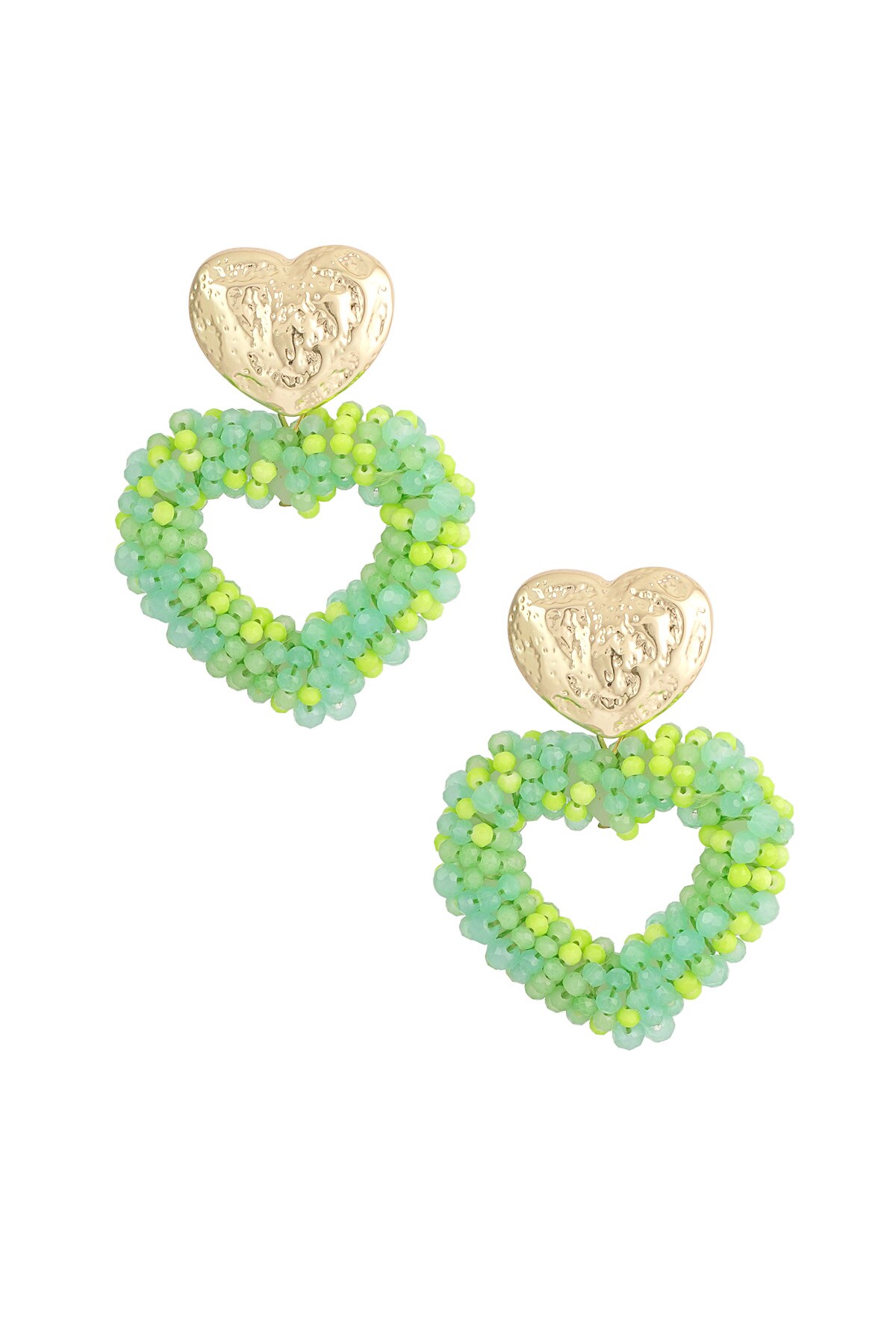 Earrings way to my heart - peak green h5 