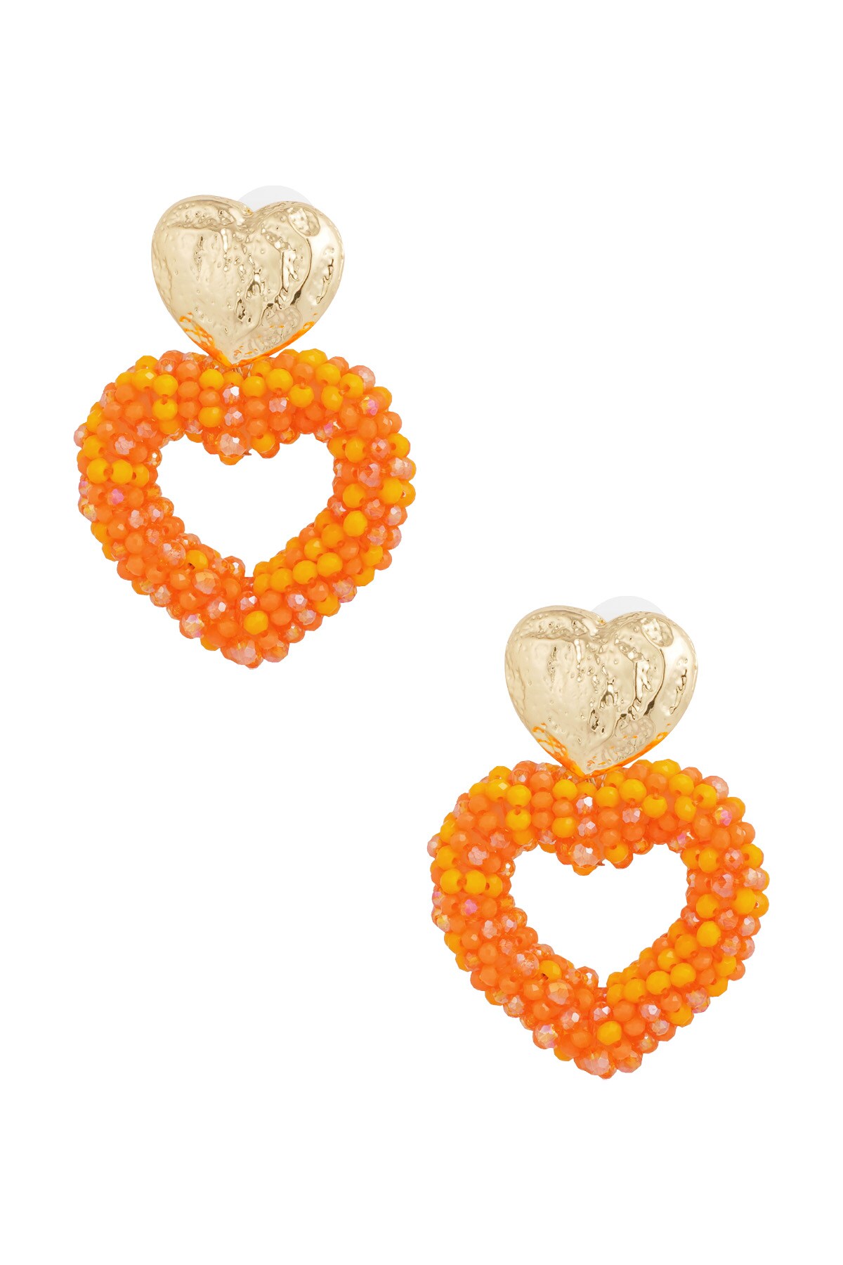 Earrings way to my heart - orange h5 