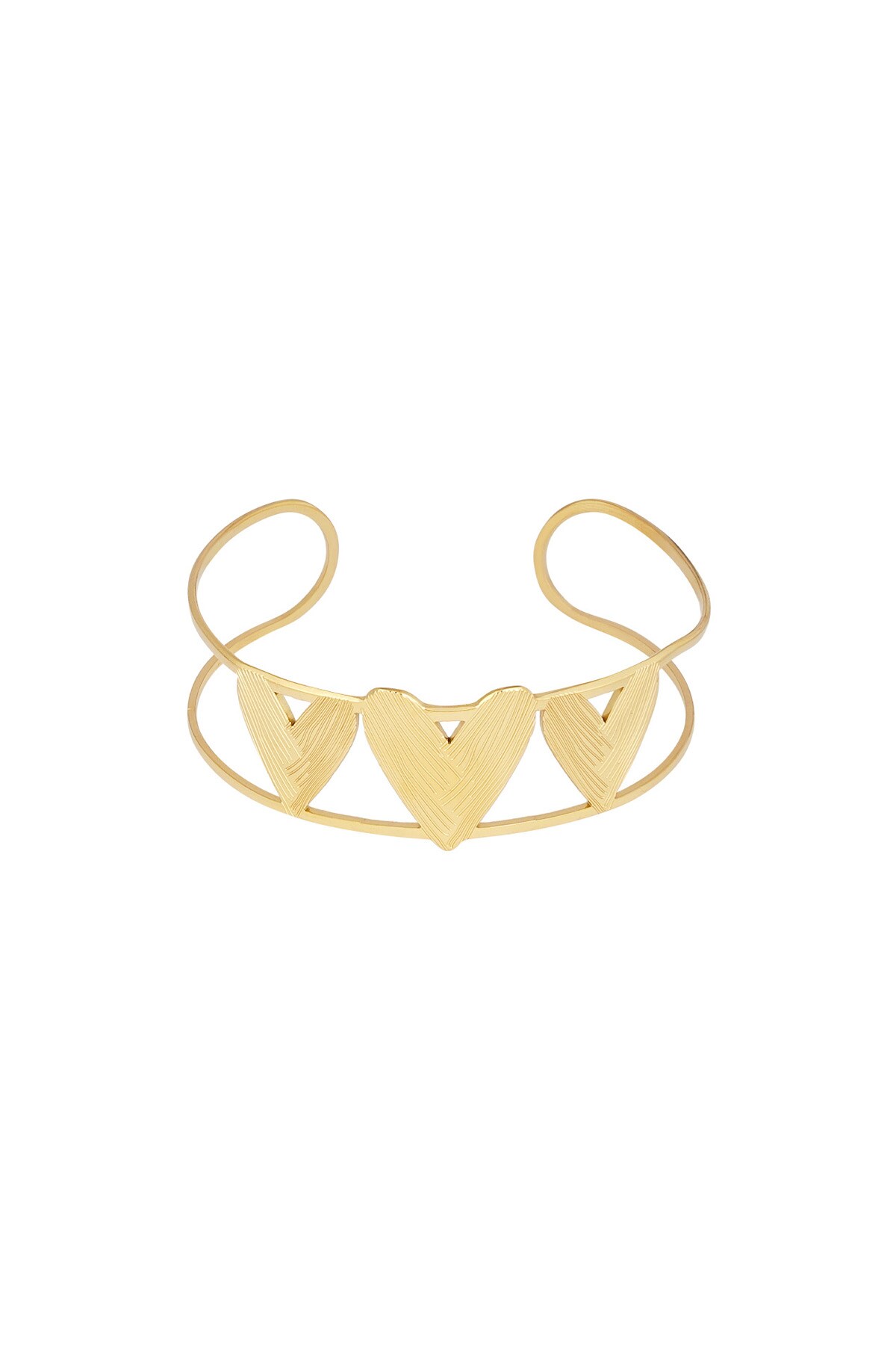 Love party bracelet - Gold color h5 