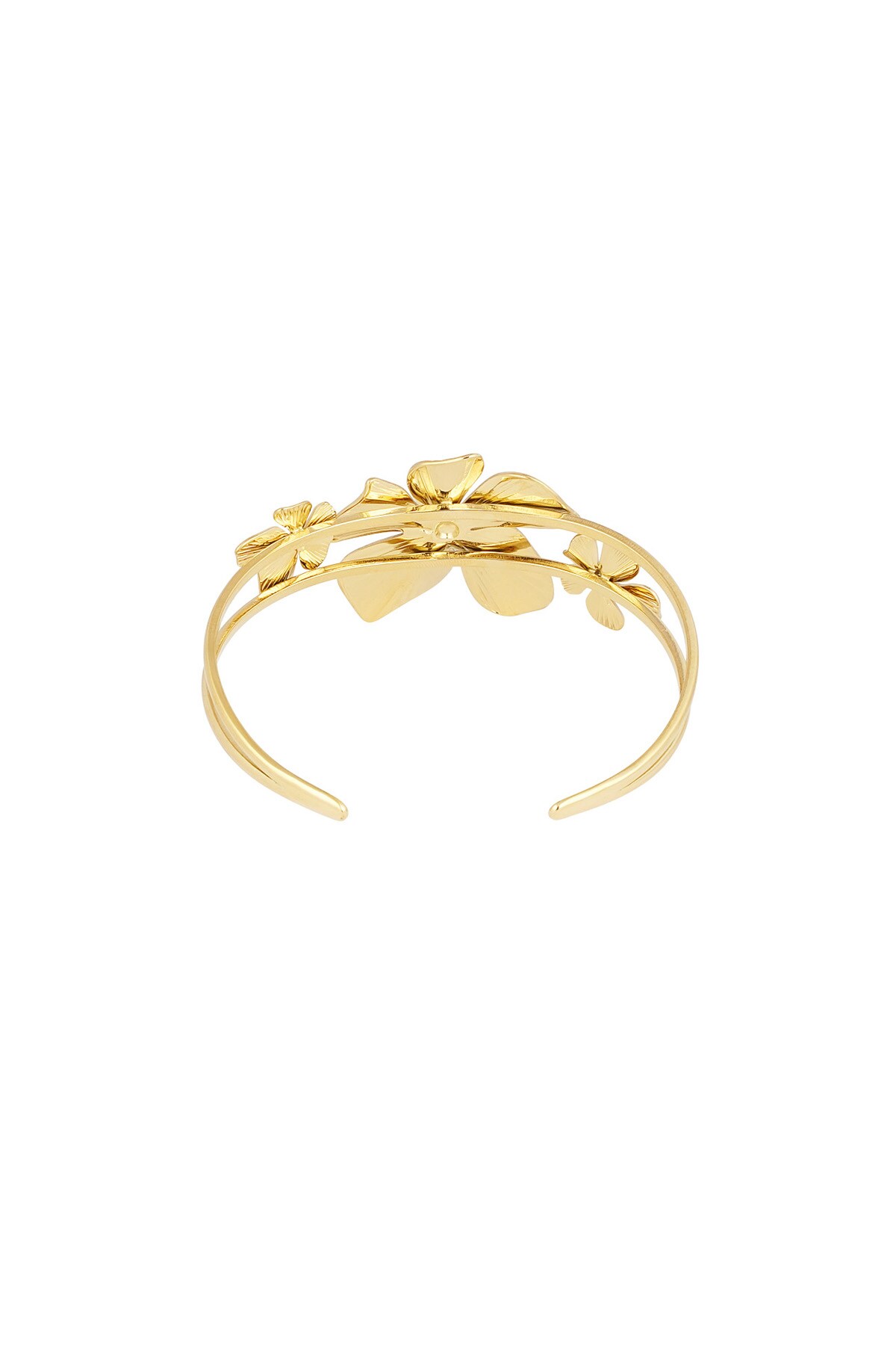 Flower island bracelet - Gold color h5 Picture3