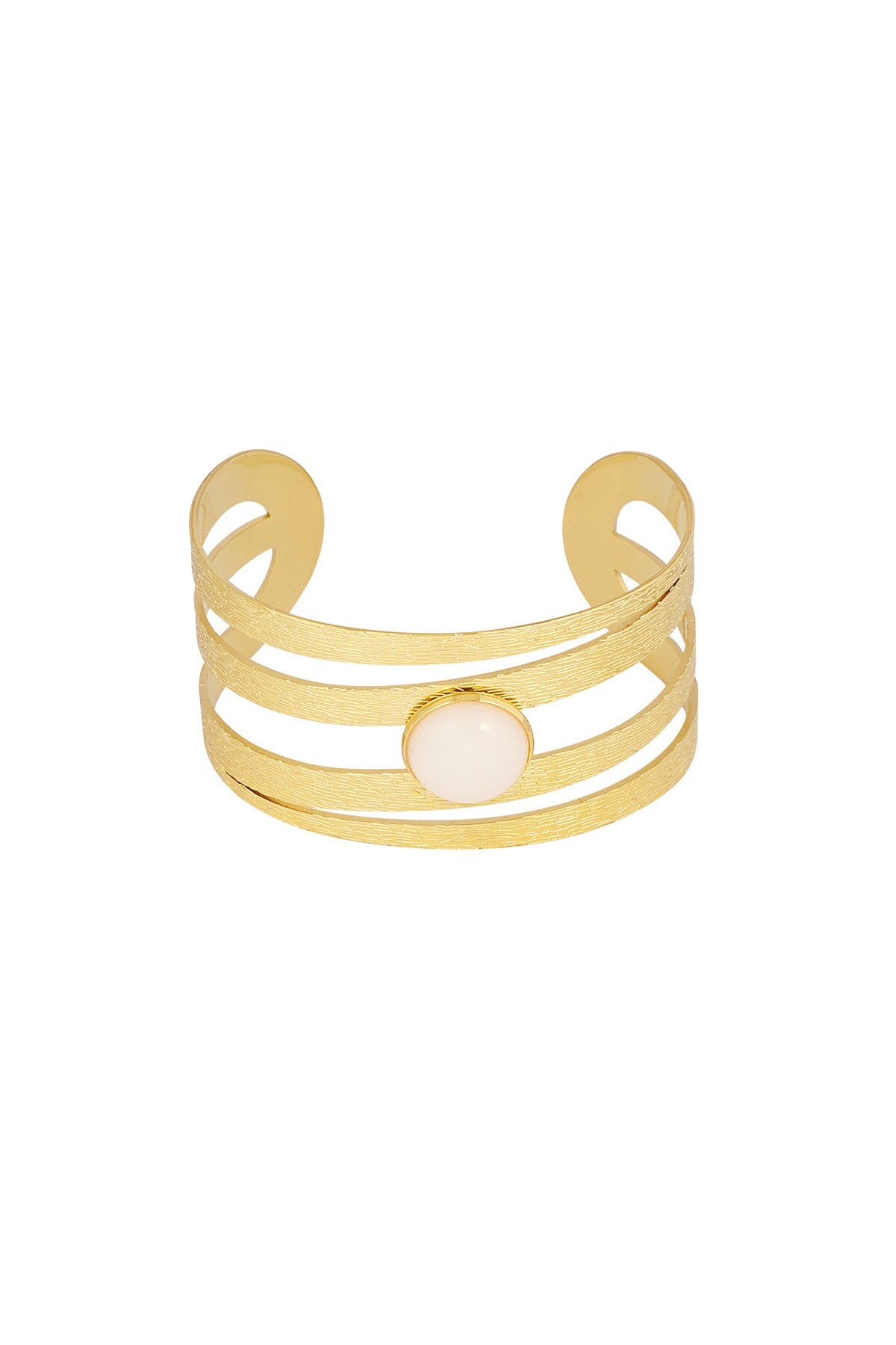 Statement bracelet layers - Gold color h5 