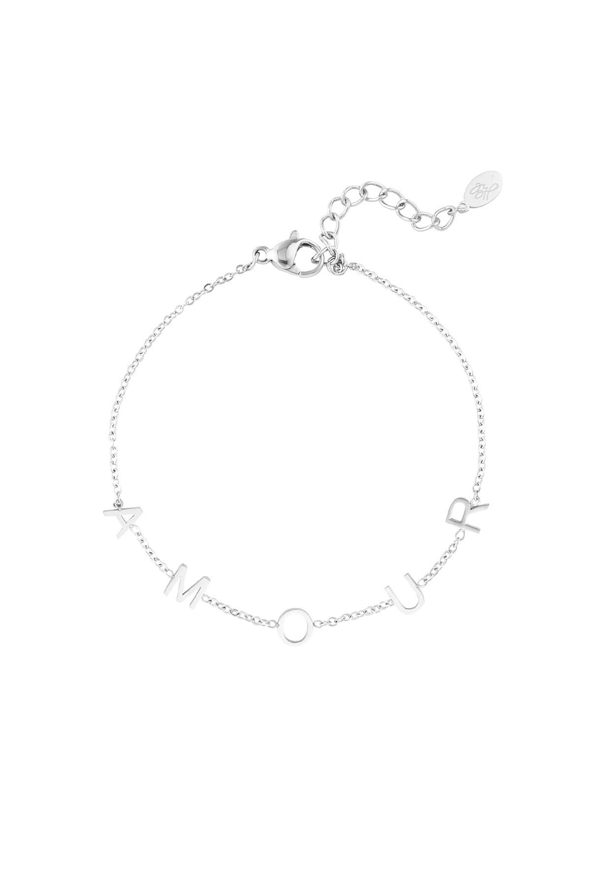 Bracelet amour - Silver color h5 