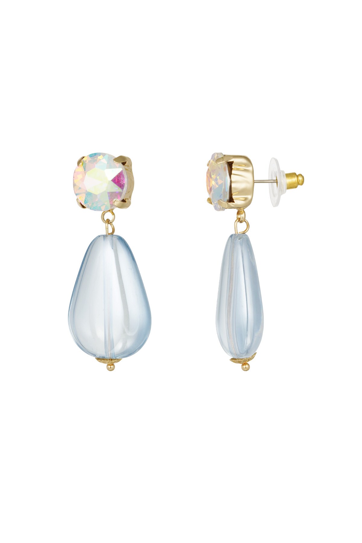 Earrings wonderland - light blue h5 