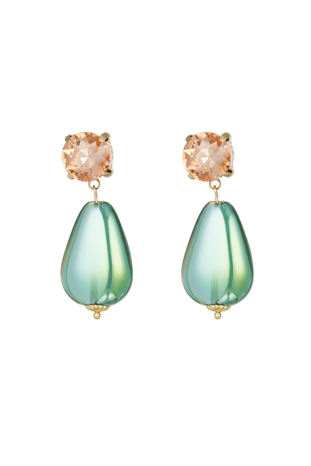 Earrings wonderland - green h5 