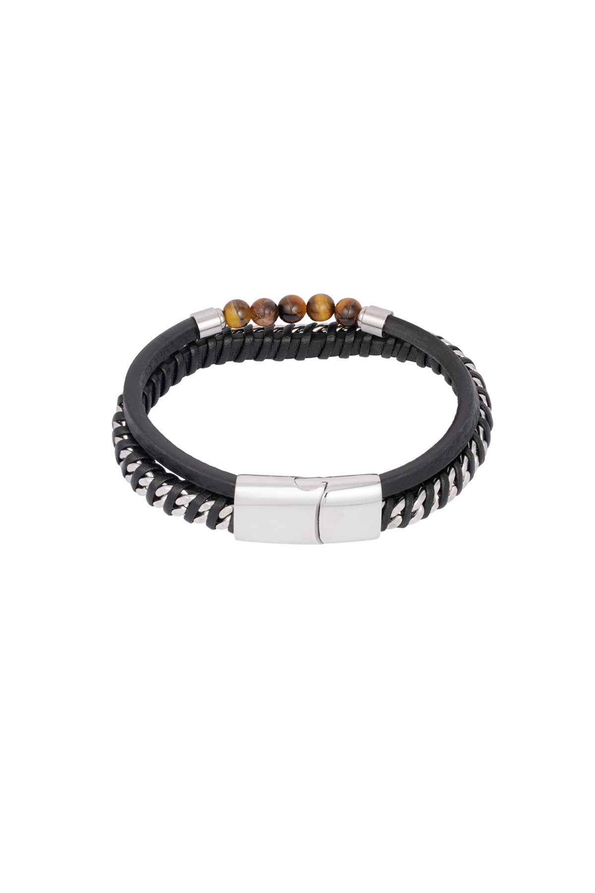 Men's bracelet momentum - brown black h5 Picture4