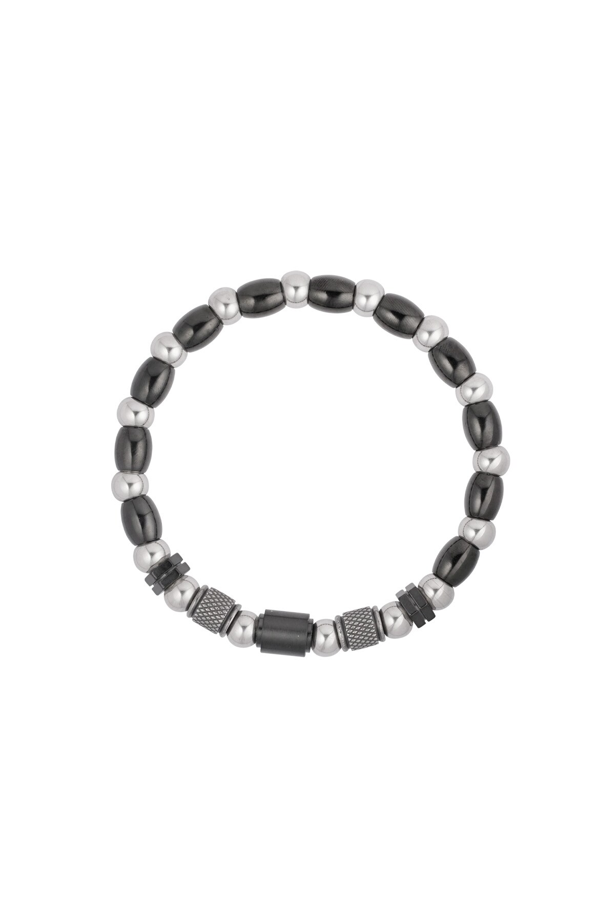 Men's bracelet zenith - black silver Picture2