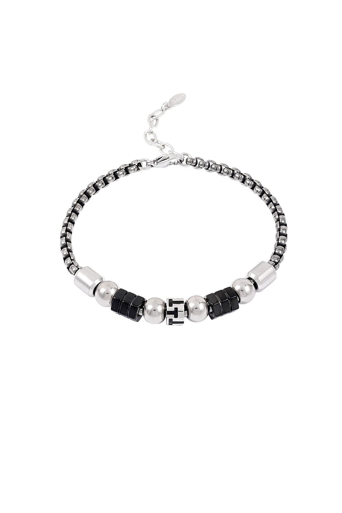 Men's bracelet with charms 