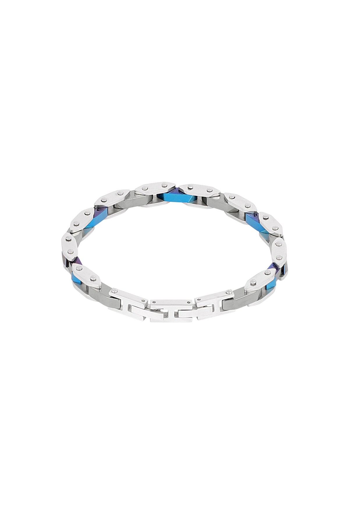 Men's bracelet evo strap - silver blue h5 