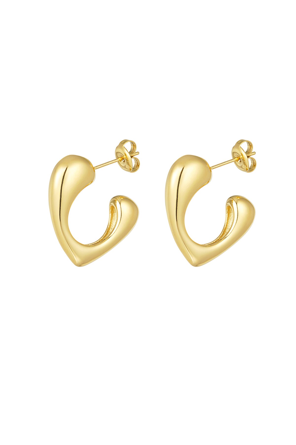 Go get it earrings - Gold color h5 