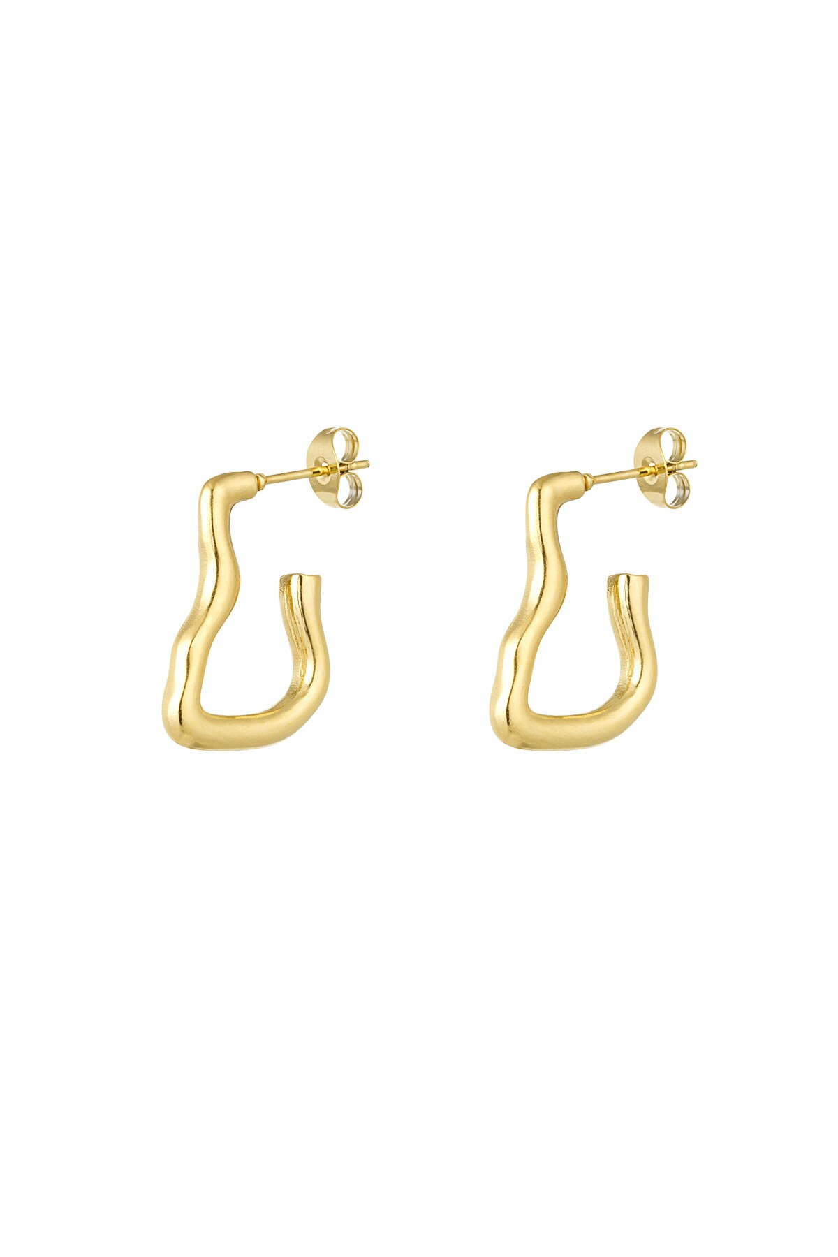 Earrings boogie nights - Gold color h5 