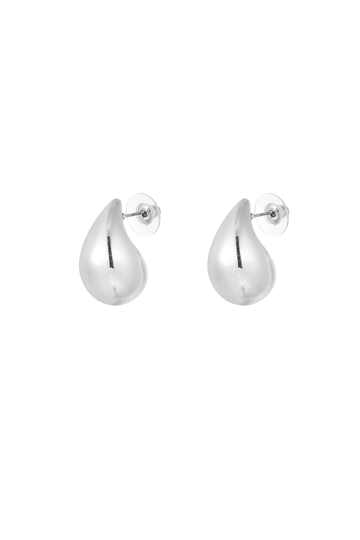 Summer hit drop earrings - Silver color h5 