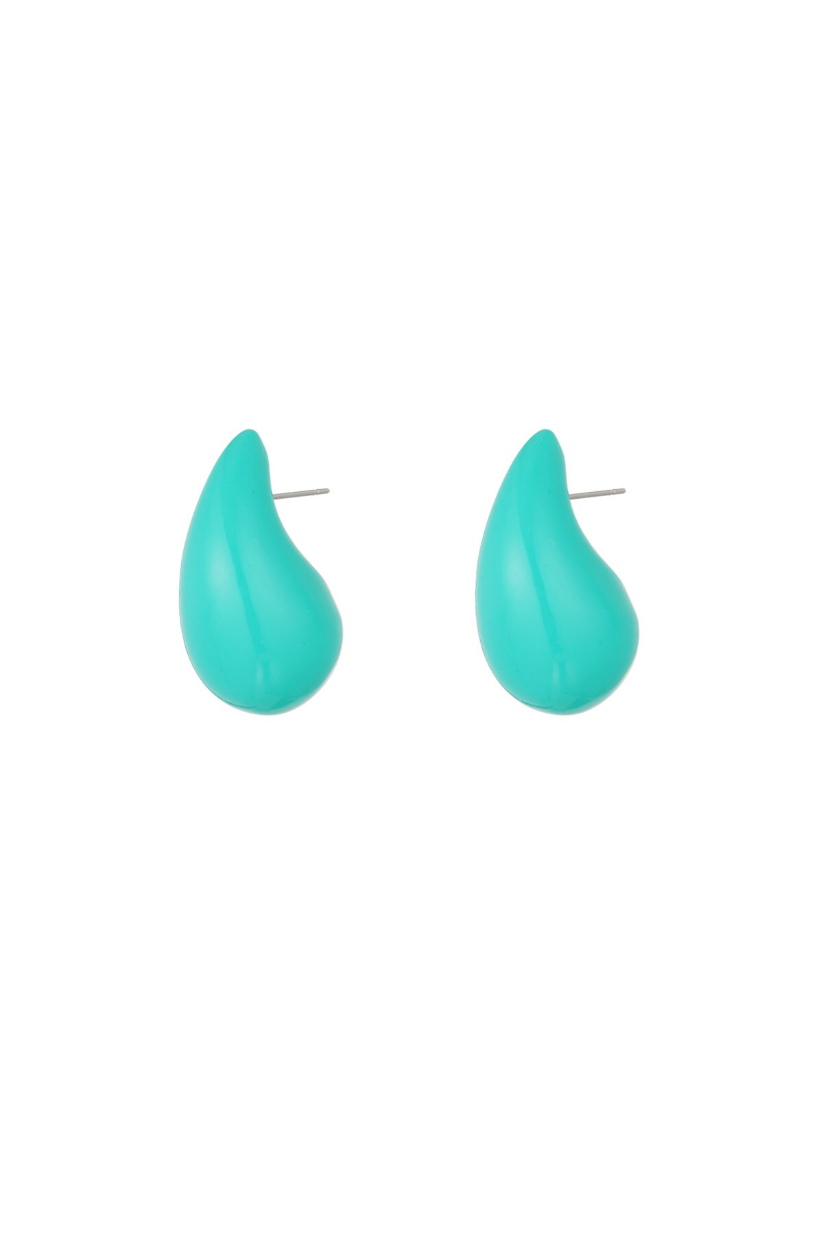 Boucles d'oreilles pendantes colorées - vert 