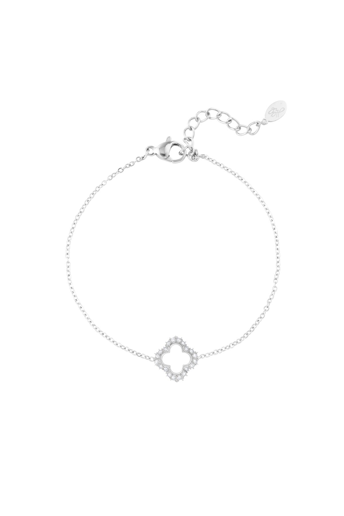 Lucky diamond bracelet - Silver color h5 