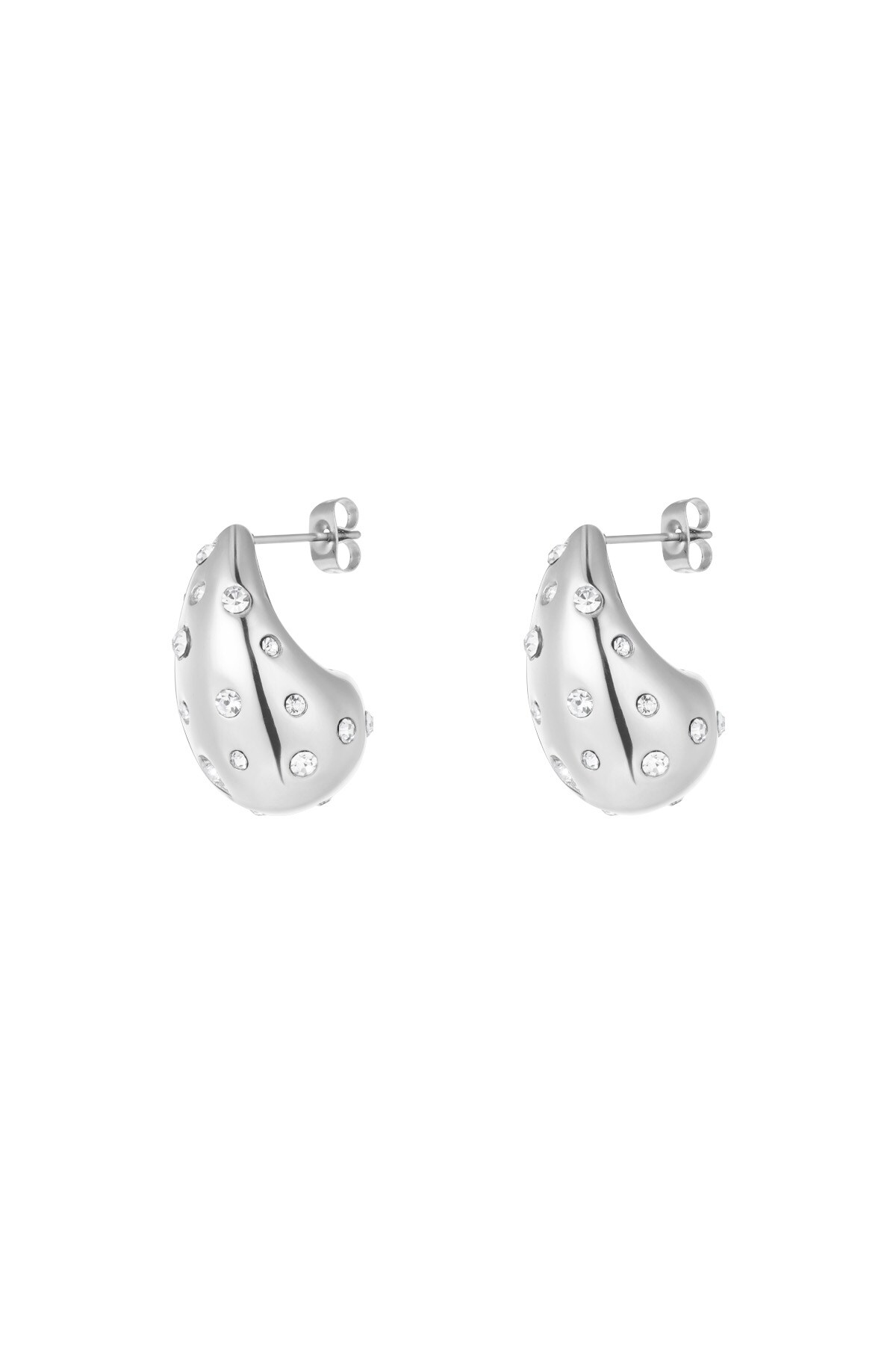 Drop earrings dazzling days - Silver color h5 